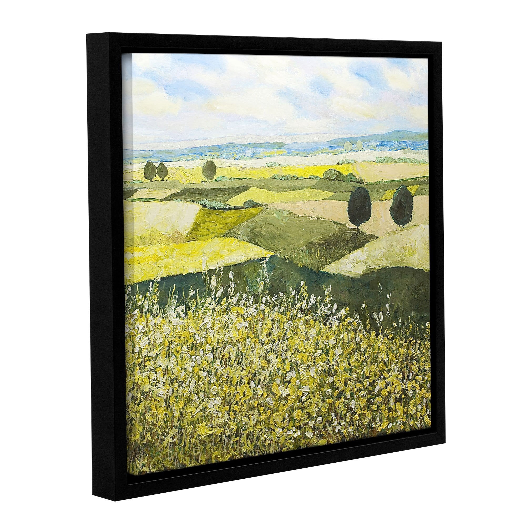 ArtWall Allan Friedlander "Top Of The Hill" Gallery-wrapped Floater-framed Canvas