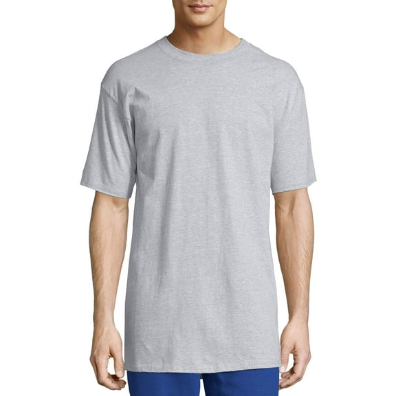 Hanes Beefy-T Men's T-Shirt Big & Tall Sizes Heavyweight Cotton Short Sleeve Full Cut Crewneck