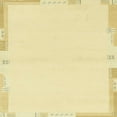 thumbnail image 1 of Ahgly Company Indoor Square Abstract Sun Yellow Solid Area Rugs, 4' Square, 1 of 6