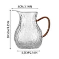 thumbnail image 2 of Glass Fair Cup With Built In High End Strainer Heat And Thickened Dividing Pitcher Japanese Style Large Capacity Sharing Cup300ml Storage Containers 10.5x8cm Clear, 2 of 6