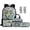 Camo Hunting Fishing, variant on Camo Hunting Deer Kids Backpack Set of 5 for Boys Lightweight School Bag with Lunch Bag, Pencil Case and Bookmarks Breathable School Backpack for 9-12 Years Old