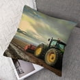 thumbnail image 7 of nygtbtfer Rectangle Pillow Cover Green Old Tractor on Autumn Harvest Season Farm,Decorative Pillowcase for Sofa/Couch/Bedroom/Living White, 7 of 7