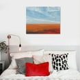 thumbnail image 5 of ARISTURING Whelhung - Desert Abstract Landscape Canvas Wall Art - Blue Sky Red Orange Watercolor Home Decor For Any Living Room Bedroom Office - Innovative Instant Hanging System, 5 of 6