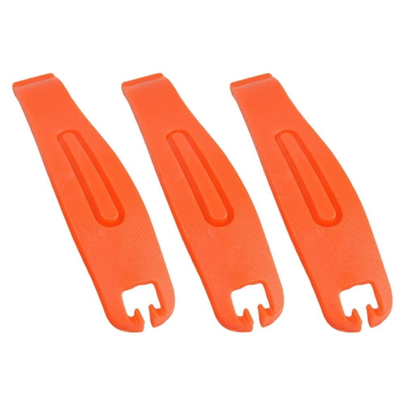 KRONDO Durable Bike Tire Levers with Rim Protection - Orange 3pc Set