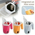 Blarkrus WAXCMXYH Cat Litter Scooper with Holder 2 in 1 Cat Litter