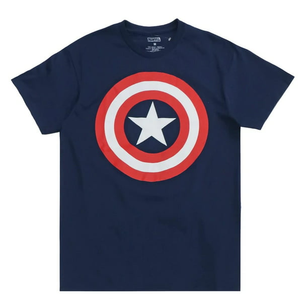 Goodwill fantom Anvendt Marvel Comics Men's Officially Licensed Superhero Assorted Characters  Graphic Print Tee T-Shirt (X-Large, Captain America (Navy)) - Walmart.com