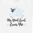 thumbnail image 4 of Inktastic My Great Aunt Loves Me Lamb Boys or Girls Baby Bodysuit, 4 of 5