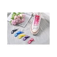 thumbnail image 3 of INSPIRE CHIC Colorful Gradient Flat Shoelaces Shoestring Shoe Laces for Sneakers 1 Pair Yellow 110cm/43.31", 3 of 4