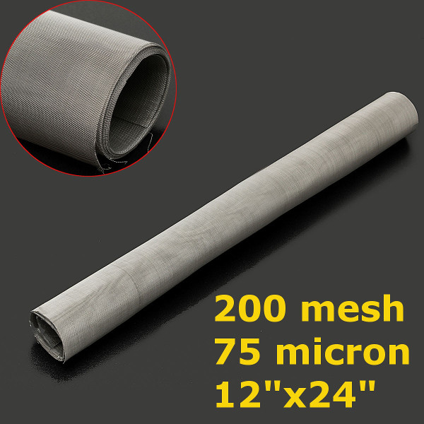 11.8/'/' Stainless Steel 100 Mesh Wire Cloth Screen Water Filtration Filter Sheet