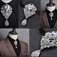 thumbnail image 5 of New Rhinestone Bolo Bow Tie High-end Luxury Gifts Korean Version Of The British Wedding Business Banquet Bowtie Men's JewelryCN, 5 of 5