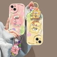 thumbnail image 2 of Big Eyes SpongeBob Cartoon TPU Soft Phone Case For iPhone 11 12 Mini 13 Pro Max 14 Pro 15 Pro X XS Max XR 7 8 Plus With Pendant Transparent P For iPhone 11, 2 of 6