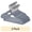 Gray, variant on (2 pack) (2 pack) Better Homes & Gardens Pink Ultra Slim Velvet Non-Slip Clothes Hangers, 30-Pack
