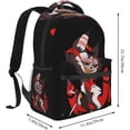 thumbnail image 2 of Hazbin Anime Hotel Backpacks HighCapacity Bag Adjustable Backpacks Casual Outdoors Travel Daypack, 2 of 7