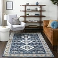 thumbnail image 3 of Mohawk Home Rosebery Indoor Southwestern Area Rug, Blue, 3'11" x 6', 3 of 9