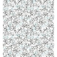 thumbnail image 3 of Ambesonne Floral Duvet Cover Sets, Damask Antique Curls, 2-King, Grey Pale Blue White, 3 of 7