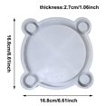 thumbnail image 2 of Silicone Candlestick for Circular Concrete Casting with Four Holes DIY Candle Making Craft Project Flexible Reusable Design, 2 of 3