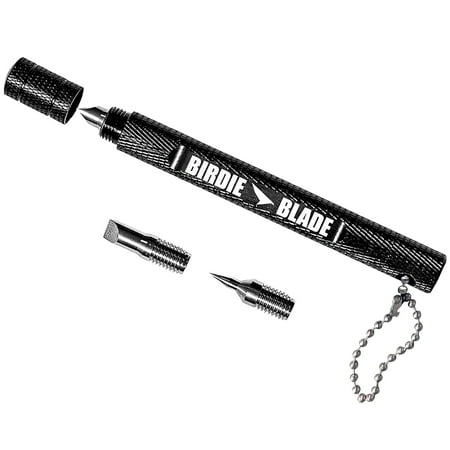 Birdie Golf: Birdie Blade - 3-In-1 Golf Club Groove Sharpener Tool, Premium Groove Maintenance For Improved Performance, Steel Tip, Sports Accessory