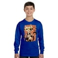 thumbnail image 2 of Awkward Styles Halloween Youth Sweatshirt Mummy Cat Crewneck Tee for Kids, 2 of 5