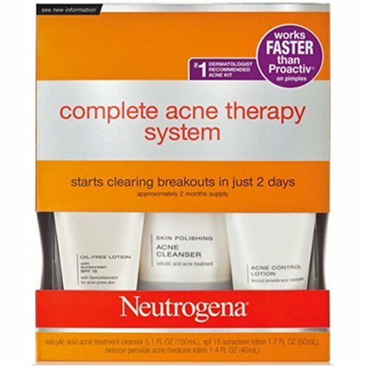 Neutrogena Complete 3 pc Acne Therapy System