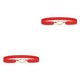 thumbnail image 1 of Qarigey Banda para la cintura Exquisito Elástico Universal Correas de cuero dorado con hebillas Puffer Coat Cinturones para el día de San Rojo 2piezas Qarigey CBP196982, 1 of 5