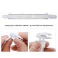 thumbnail image 1 of Sujetadores De Sábanas, Correas De Elásticas De 4 Piezas Con Clips, Alta Elasticidad De La Ropa Blanca Peguas Coritas De Fijación Para Una Lámina Plana Delgada, 1 of 7