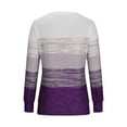 thumbnail image 3 of Besolor Hauts de Printemps Automne pour Femmes, Chemise à Manches Longues Imprimée Tendance, Blouse Décontractée Ample pour Dames, 3 of 6