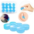 thumbnail image 2 of 12PCS Bouchons d'Oreille en Silicone Antibruit Bouchons d'Oreille Réutilisables Imperméables Assortiment Bouchons d'Oreilles de Sommeil Portables Bleu, 2 of 9