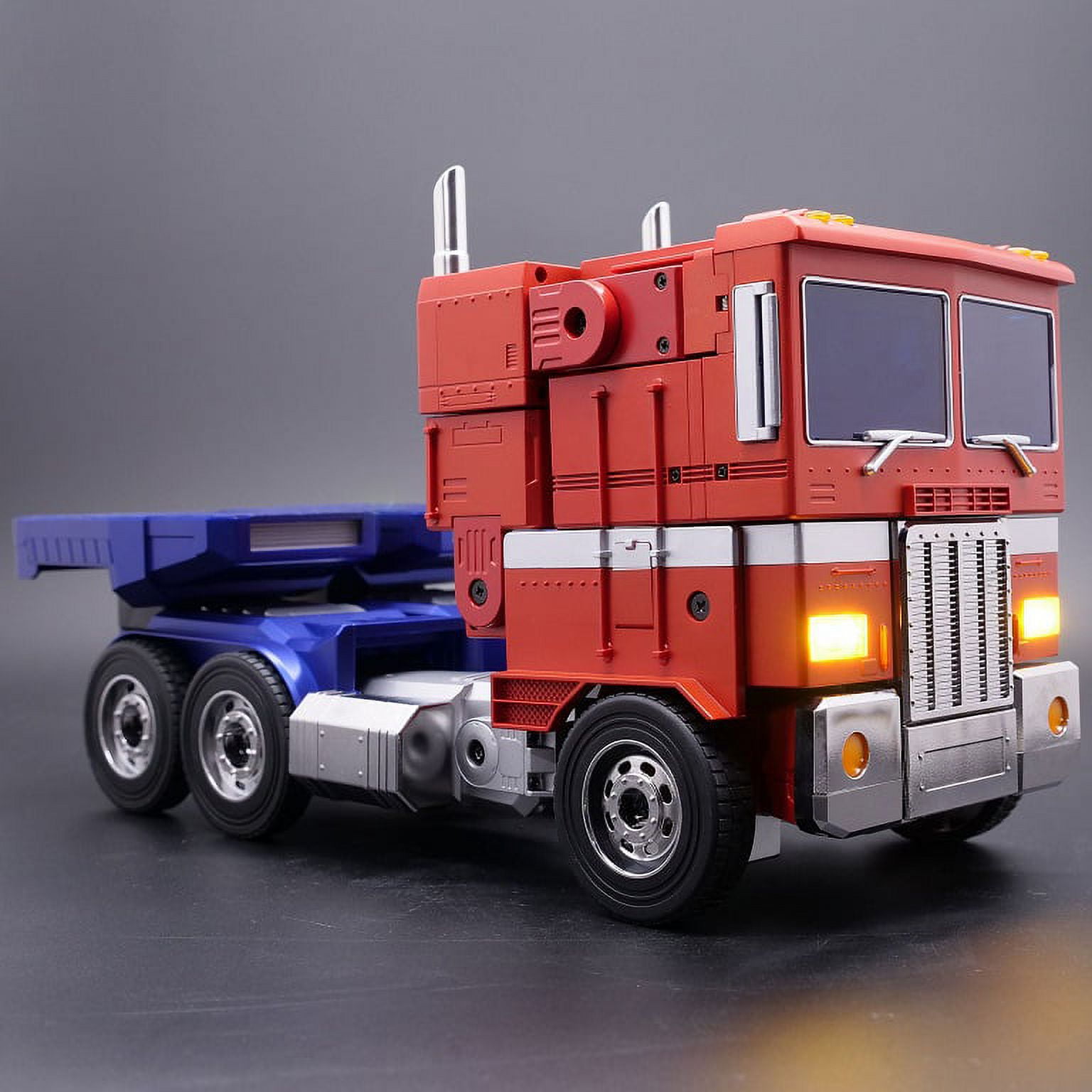 Robosen Optimus Prime Auto-Converting Robot, Transformers Flagship Series, Voice-Activated, 19" Tall