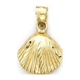 thumbnail image 1 of 14k Yellow Gold Shell Pendant Necklace Jewelry Gifts for Women - .6 Grams, 1 of 3