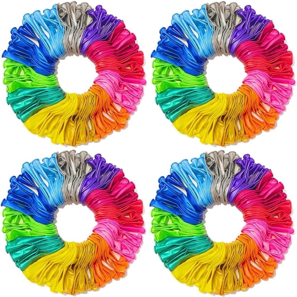 KAKOWELY 100 globos de colores: globos de látex grueso de 30 cm, colores brillantes surtidos para cumpleaños, bodas, baby showers y eventos festivos.