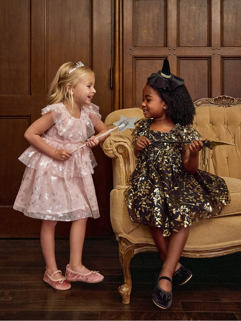 glinda the good witch short dress Modern Moments Toddler Girl Wicked Glinda The Good Witch Dress, Sizes 12  Months - 5T