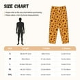 thumbnail image 4 of Lsque Brown Wood Grain Sunflower A Print Women's Pajama Pants, Lounge Pant - Comfortable Home Wear,Elastic Waistband, Stylish Design-Medium, 4 of 9