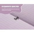 thumbnail image 2 of 3pcs Kids Comforter Set Zip up Bedding Set for Girls,Twin Kid Bedding Set Bow Comforter Set for Kid,All in one Zipper Bedding（Lightpurple,Twin）, 2 of 8