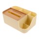 thumbnail image 1 of Caja de pañuelos multifuncional, dispensador de pañuelos, organizador de mesita de noche, servilletero con compartimentos para mesa, 1 of 8