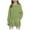 Green, variant on ZQUUVOU Children's Girls Long Pullover Sweatshirt Solid Color Hoodie Dress with Pockets for Fall Winter Casual Cozy Outfits Black