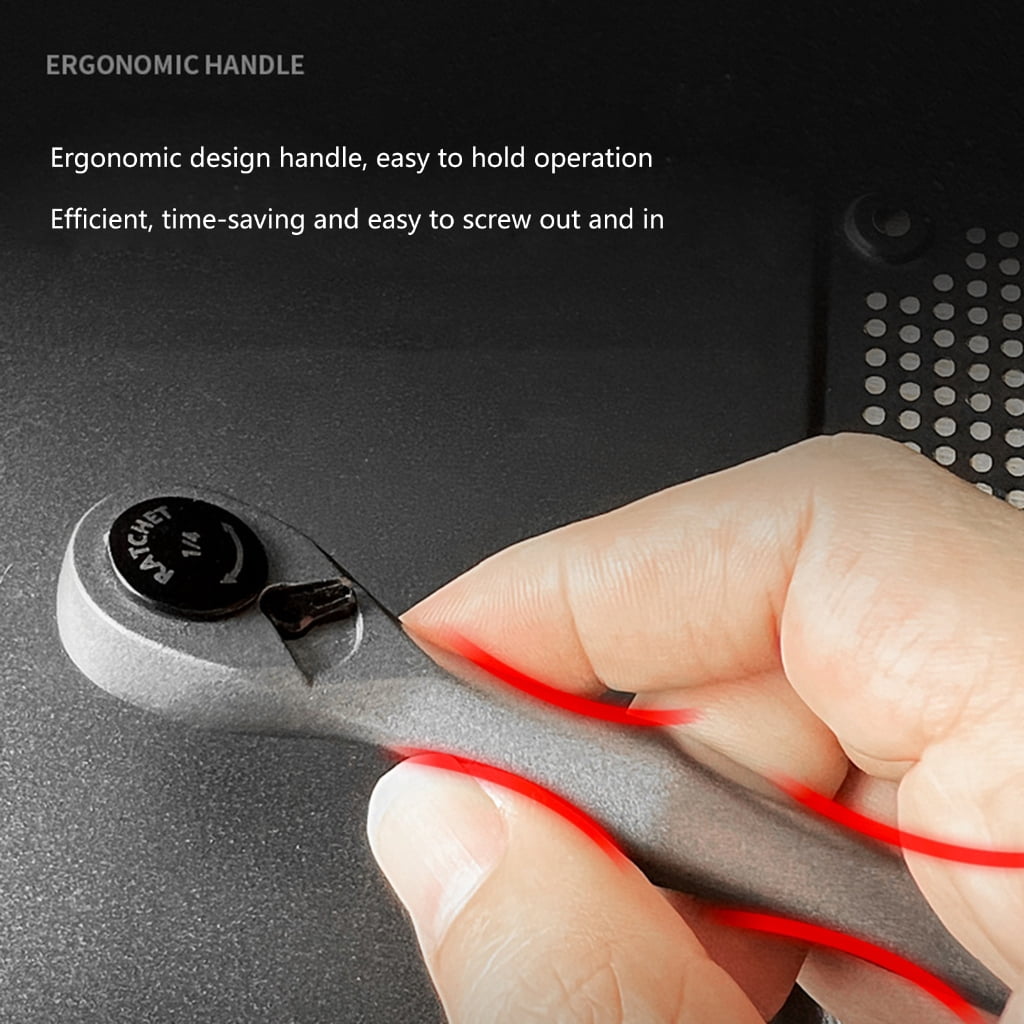 25 in 1 Ratchet Wrench Screwdriver Socket Nut Set Screw Driver Bit Handle Drive Slot Hand Tool for Repairing Laptop