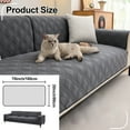 thumbnail image 2 of ‌Premium Waterproof Dog Sofa Cover - Thick Quilted Pet Couch Protector with Anti-Slip Backing & Side Pocket, Washable Furniture Cover for Puppy/Cat/Kids, 2 of 8