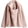 thumbnail image 6 of Maternity Baby Wearing Jacket, Women's 2-in-1 Winter Coat with Kangaroo Pocket, Heavyweight Fleece Zip Up Front for Mother and Infant, 6 of 8