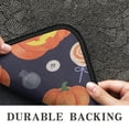 thumbnail image 6 of Happy Halloween Non Slip Washable Door Mat Evil Pumpkin Ghost Doormat Friendly for Door Kitchen Bathroom Bedroom Crystal Velvet 30x17 Inches, 6 of 7