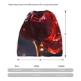 thumbnail image 3 of Pofeuu Artistic Dewdrop Rose Print Multifunction Beanie Hat for Men Women Fashion Scarf Soft Stretch Skull Cap, 3 of 8