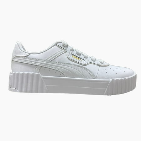 Women s Puma Carina 3.0 Luxe Puma White/Puma Gold (400724 01) - 6.5