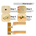 thumbnail image 3 of 100Pcs Shelf Pegs for Shelves, 4 Styles Shelf Pins Kitchen Cabinet Shelf Pegs,Shelf Holders Pegs, Bookshelf Pegs, 3 of 5
