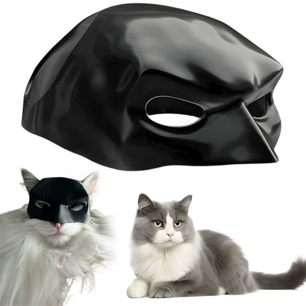 Máscara Murciélago Y Gato Vengador para Creativa Media Cara Suministros (13 Cm)