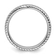 thumbnail image 3 of Sterling Silver Rhodium Ring, 3 of 9