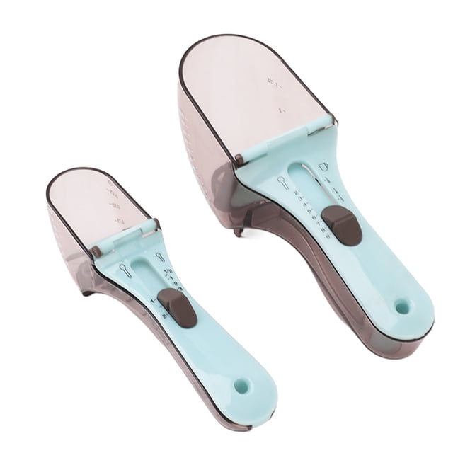 Cuchara Medidora De Plástico, Herramientas De Cocina Multifuncionales, Juego De Cuchara Medidora Ajustable Fácil De Limpiar, Medición Cuantitativa Precisa Para Cocinar