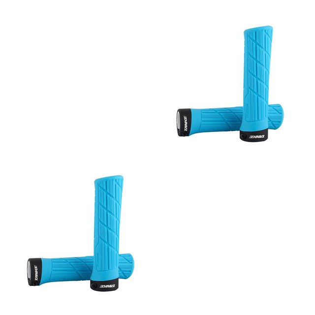 Soidarity 2 uds cubiertas de manillar de bicicleta empuñaduras de accesorios absorbentes de golpes profesional al aire libre buena estabilidad Azul 2piezas