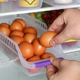 thumbnail image 6 of Practical Fridge Drawer Organizer Keeper Drawers Bins Baskets BPA Free Plastic Fridge Produce Saver Freezer Containers, 6 of 10