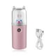 thumbnail image 4 of Facial fresco neblina pulverizador fabricante portátil recargable 30 ml mini humidificador fogger cara vaporización piel cuidado de la piel suministros de belleza tipo 2 rosa Advancent  HA012086-07B, 4 of 6