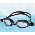 thumbnail image 4 of Gafas de natación unisex minimalistas, impermeables, antivaho, de alta definición, planas y ligeras para adultos (polvo), 4 of 4