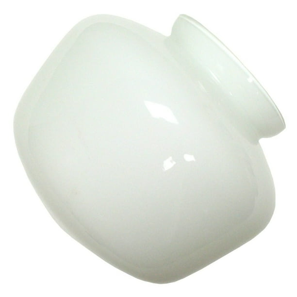 Pantalla de cristal Westinghouse 81592, blanca, 11,75 cm de largo x 14,6 cm de ancho